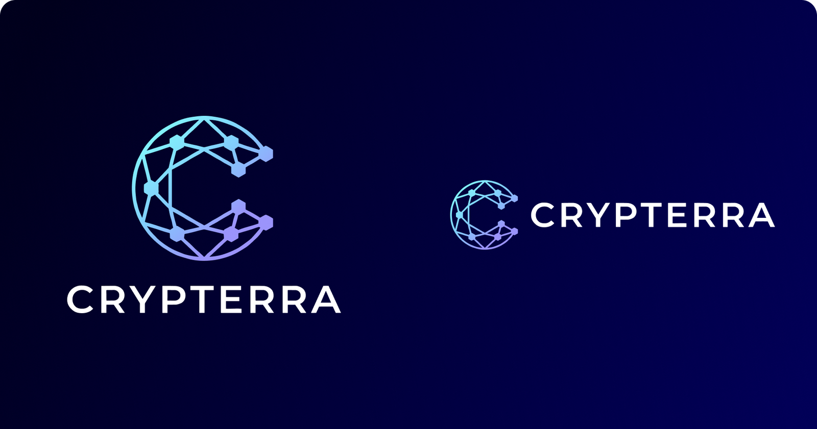 Crypterra logo system and lockups