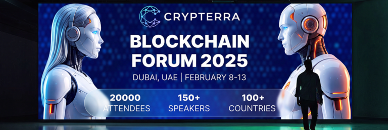 Crypterra Blockchain Forum 2025 campaign hero